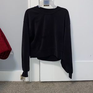 Softstreme Perfectly Oversized Cropped Crew Black
